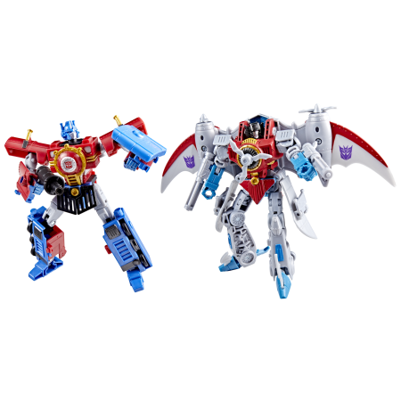 Hasbro Pulse Transformers Timelines Comic Edition Optimus Prime and Starscream