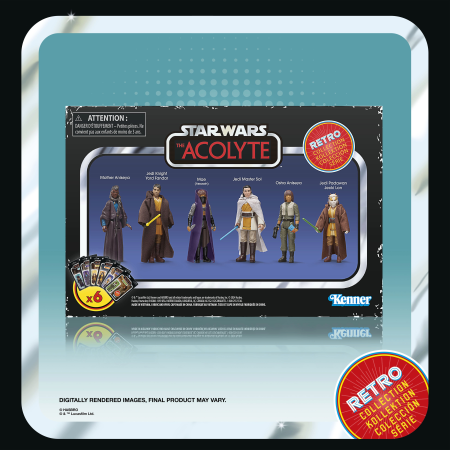 Hasbro Pulse STAR WARS Retro Collection STAR WARS: The Acolyte Figure Multipack