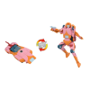 Hasbro Pulse Transformers Takara Tomy Missing Link C-07 Arcee Prototype