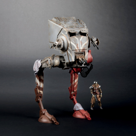 Hasbro Pulse STAR WARS The Vintage Collection The Mandalorian AT-ST Raider Toy Vehicle