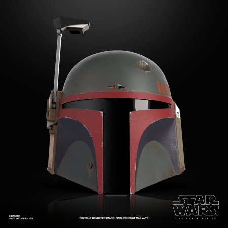 Hasbro Pulse Star Wars The Black Series Boba Fett (Re-Armored) Premium Electronic Helmet