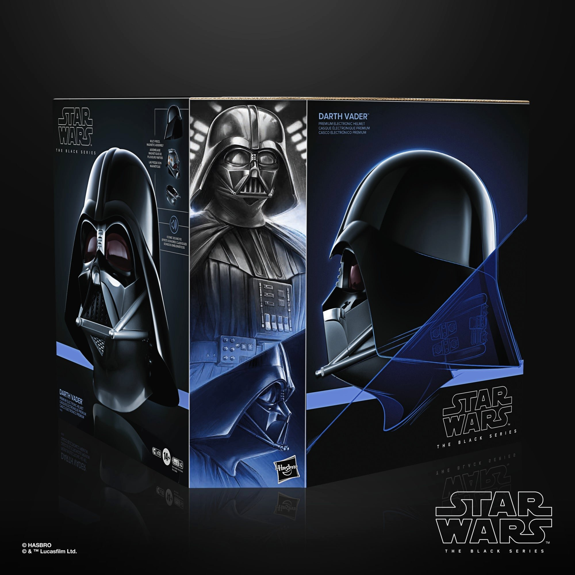 Hasbro Pulse STAR WARS The Black Series Darth Vader Electronic Helmet