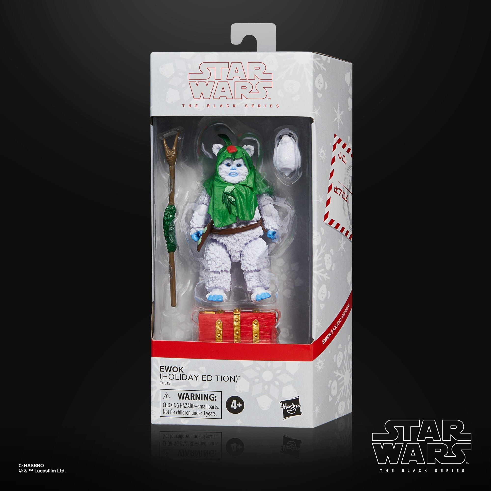 Hasbro Pulse STAR WARS The Black Series Ewok (Holiday Edition) Figure