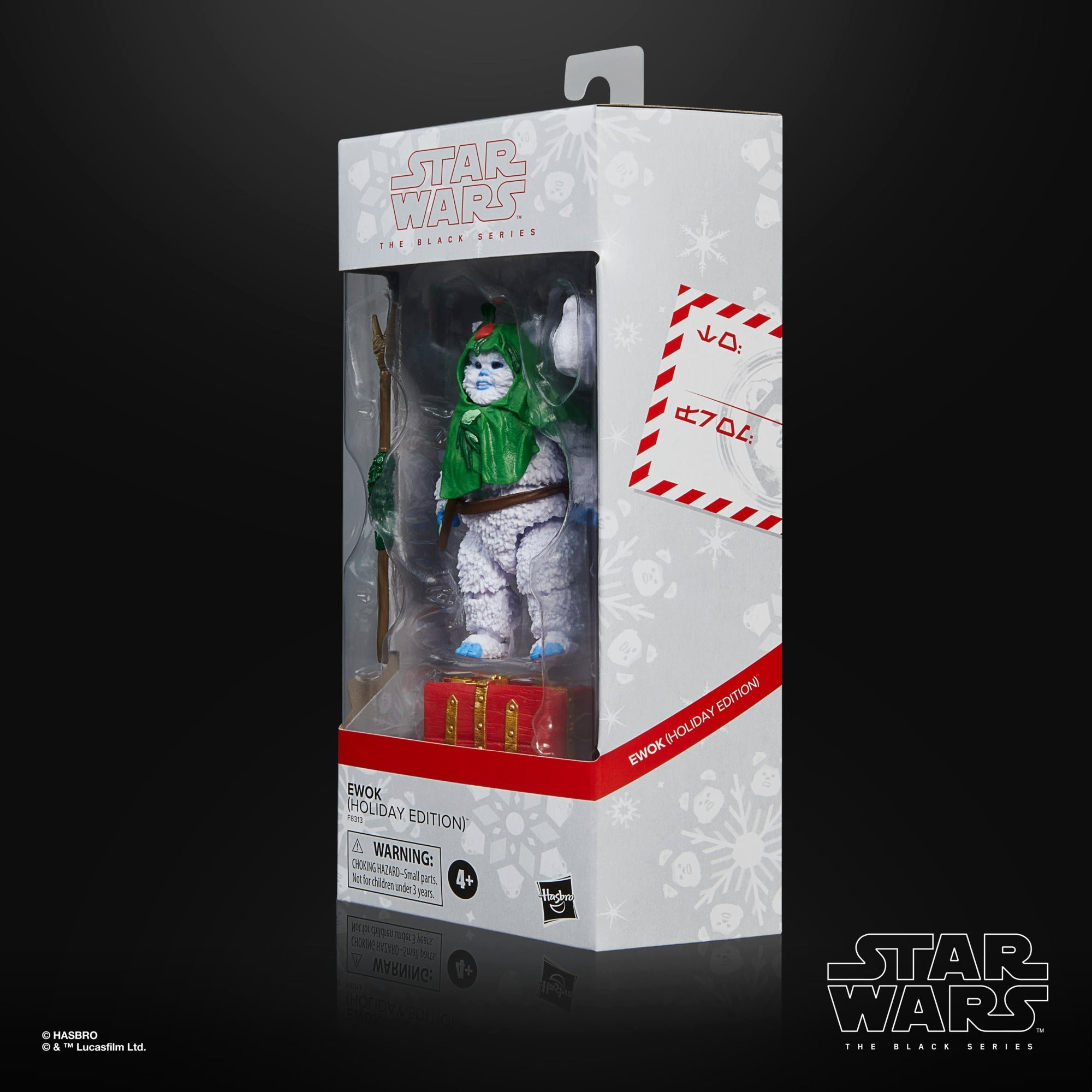 Hasbro Pulse STAR WARS The Black Series Ewok (Holiday Edition) Figure