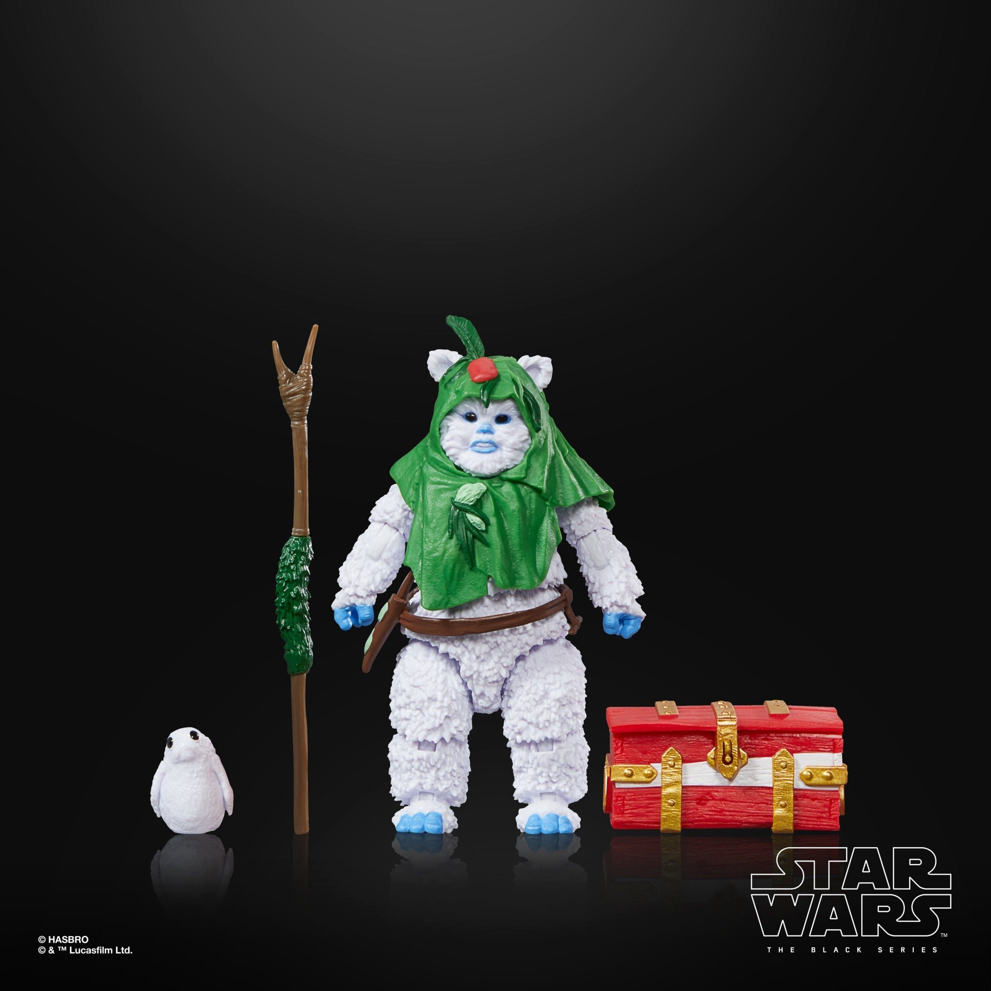 Hasbro Pulse STAR WARS The Black Series Ewok (Holiday Edition) Figure