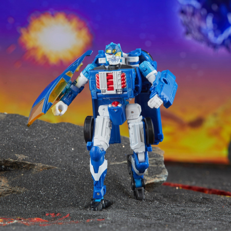 Hasbro Pulse Transformers Legacy United Deluxe Class Robots in Disguise 2001 Universe Autobot Side Burn