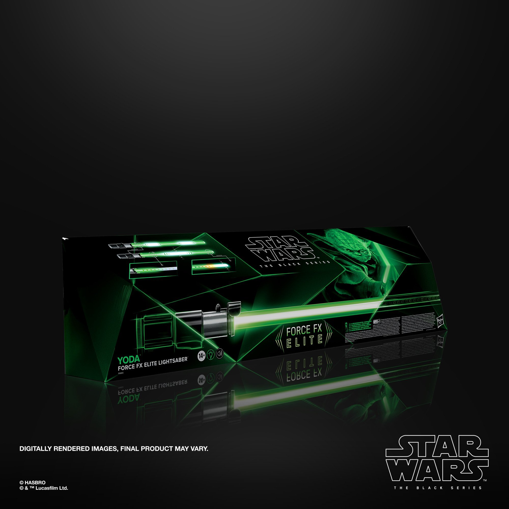 Hasbro Pulse STAR WARS The Black Series Yoda Force FX Elite Lightsaber
