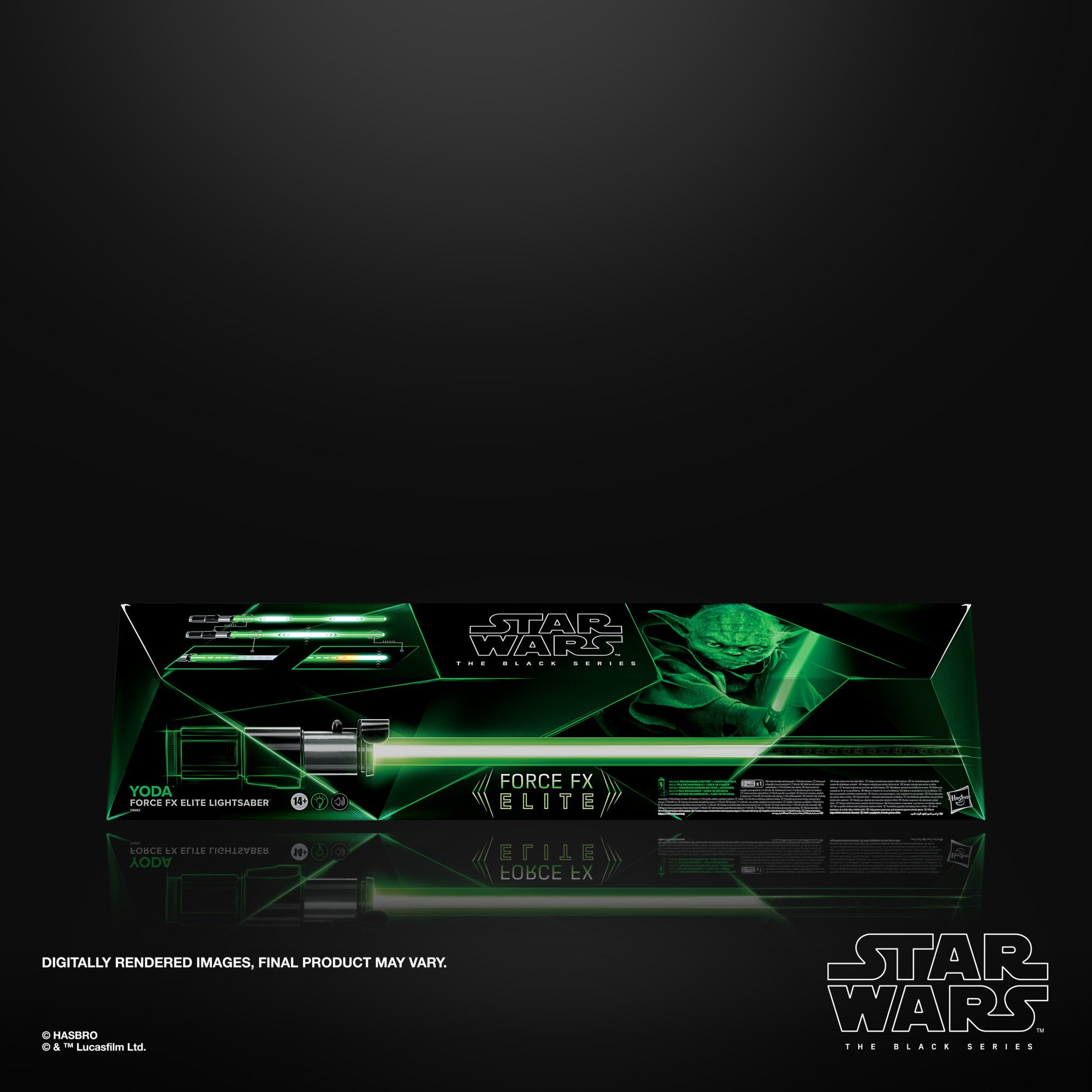 Hasbro Pulse STAR WARS The Black Series Yoda Force FX Elite Lightsaber