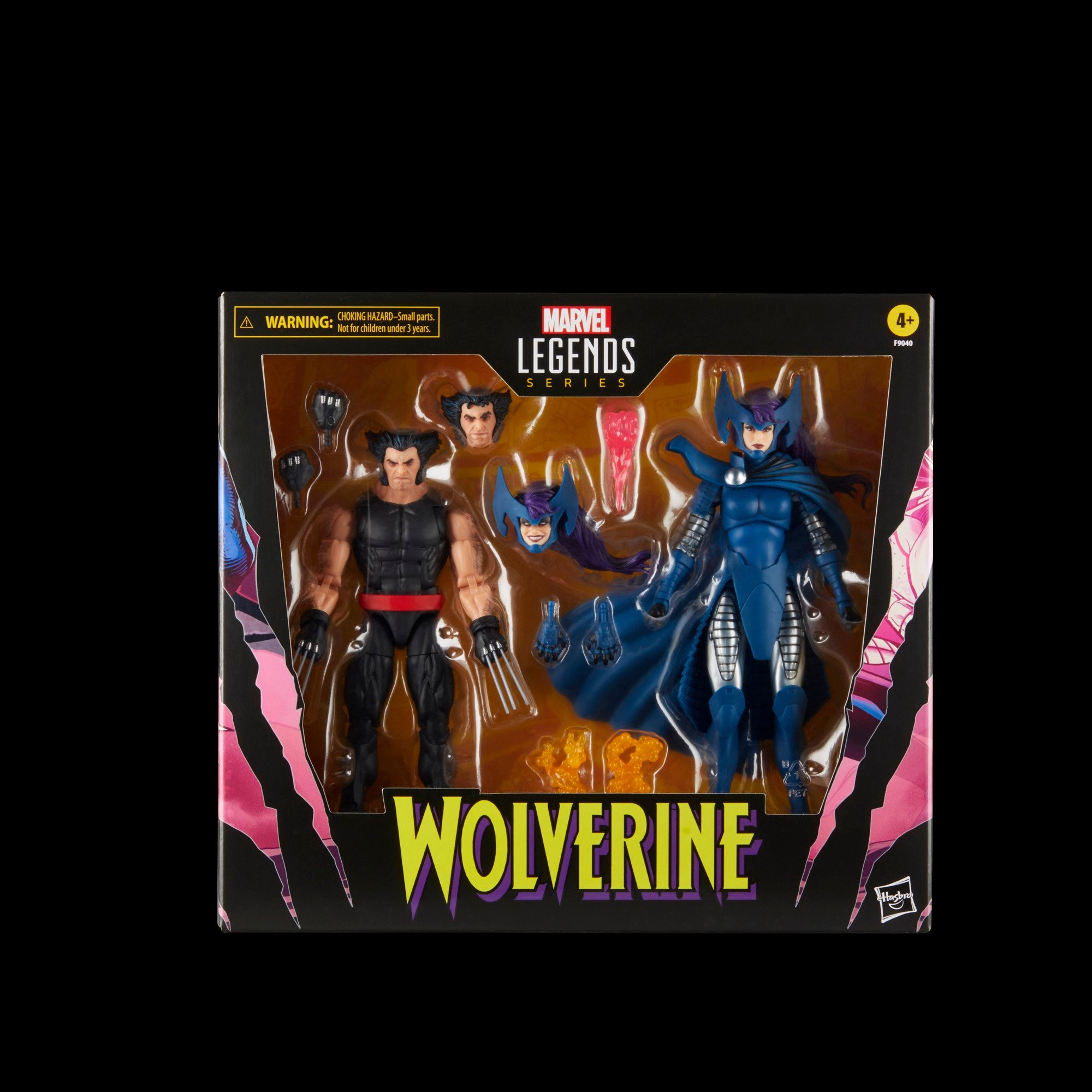 Hasbro Pulse Marvel Legends Series Wolverine and Psylocke