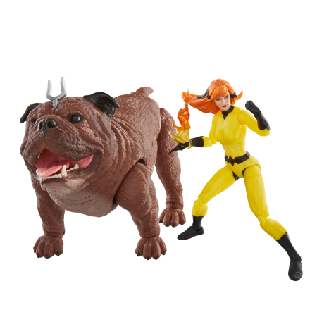 Hasbro Pulse Marvel Legends Series Marvel's Crystal and Lockjaw
