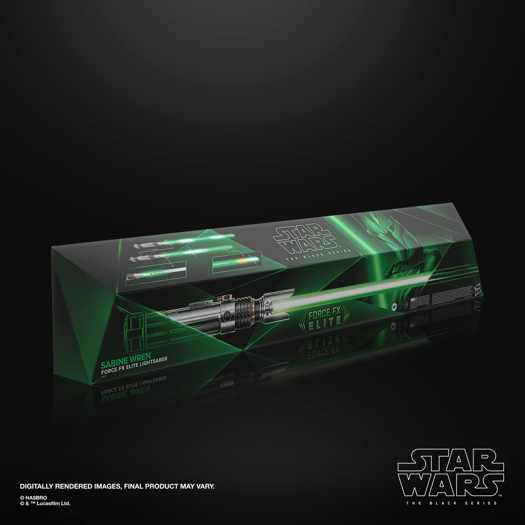 Hasbro Pulse STAR WARS The Black Series Force FX Elite Sabine Wren Lightsaber