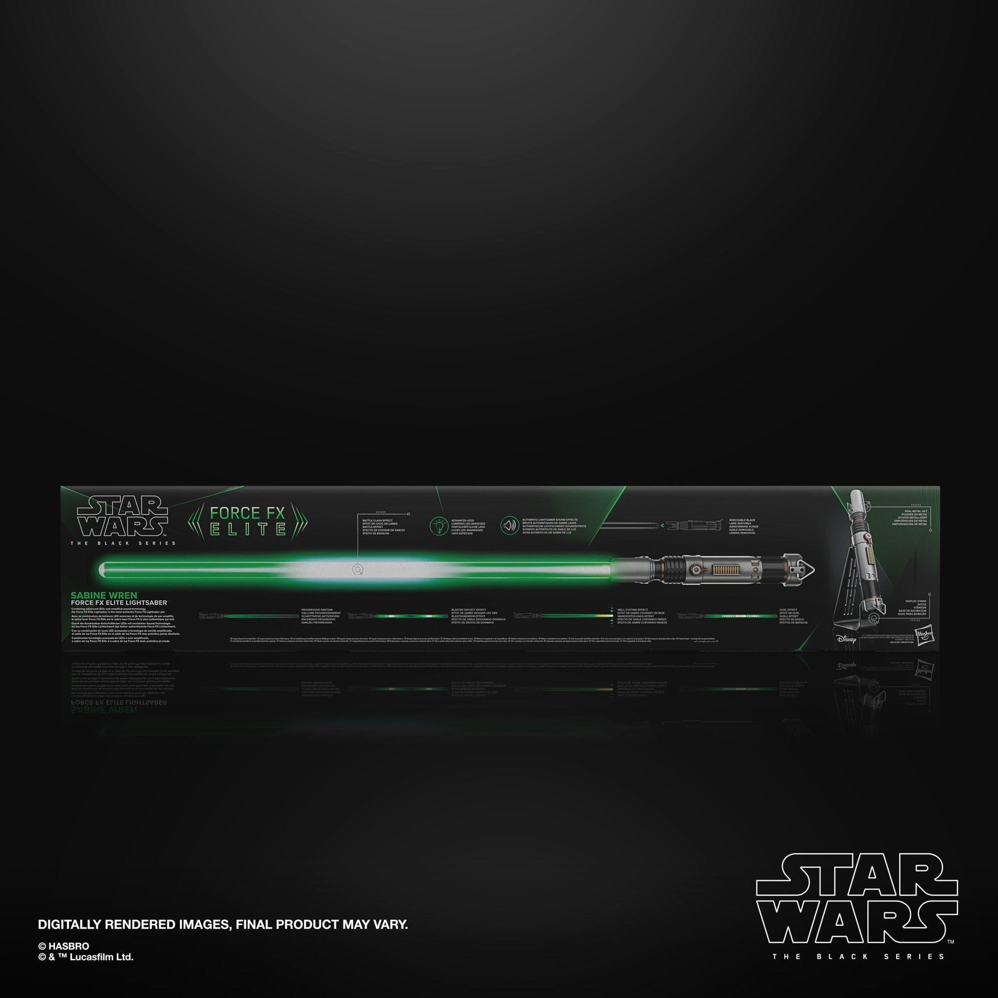 Hasbro Pulse STAR WARS The Black Series Force FX Elite Sabine Wren Lightsaber
