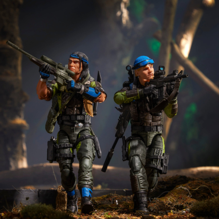 Hasbro Pulse G.I. Joe Classified Series #128, Mad Marauders Low-Light, Spirit Iron-Knife & Niyol