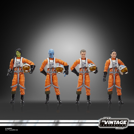 Hasbro Pulse STAR WARS The Vintage Collection X-Wing Pilot 4-Pack