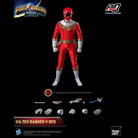 Hasbro Pulse Power Rangers FigZero 1/6 Zeo Ranger V Red