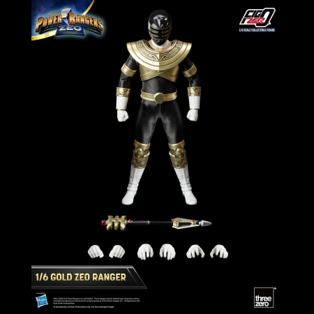 Hasbro Pulse Power Rangers Zeo - FigZero 1/6 Gold Zeo Power Ranger