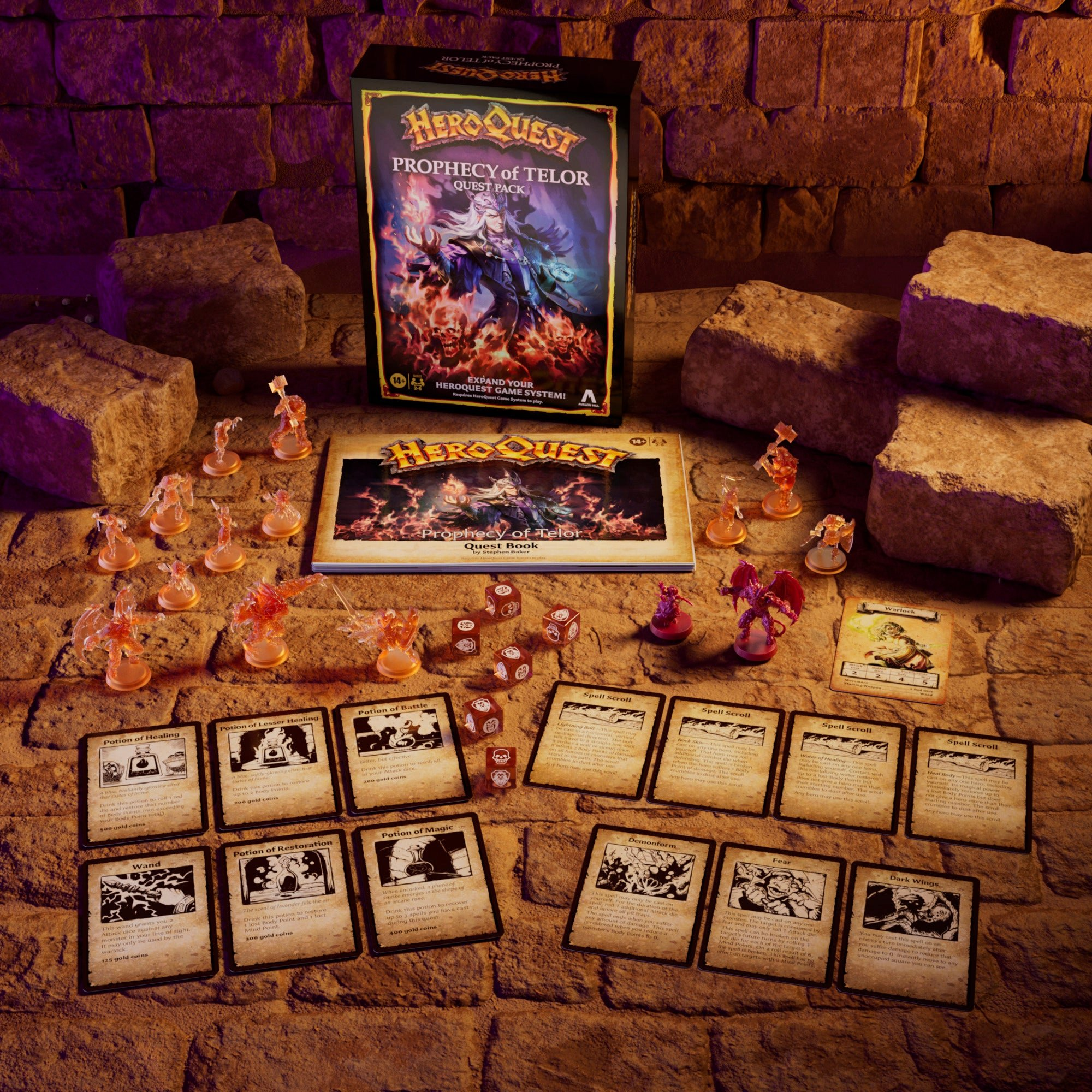 Hasbro Pulse HeroQuest Prophecy of Telor Quest Pack, Requires HeroQuest Game System to Play