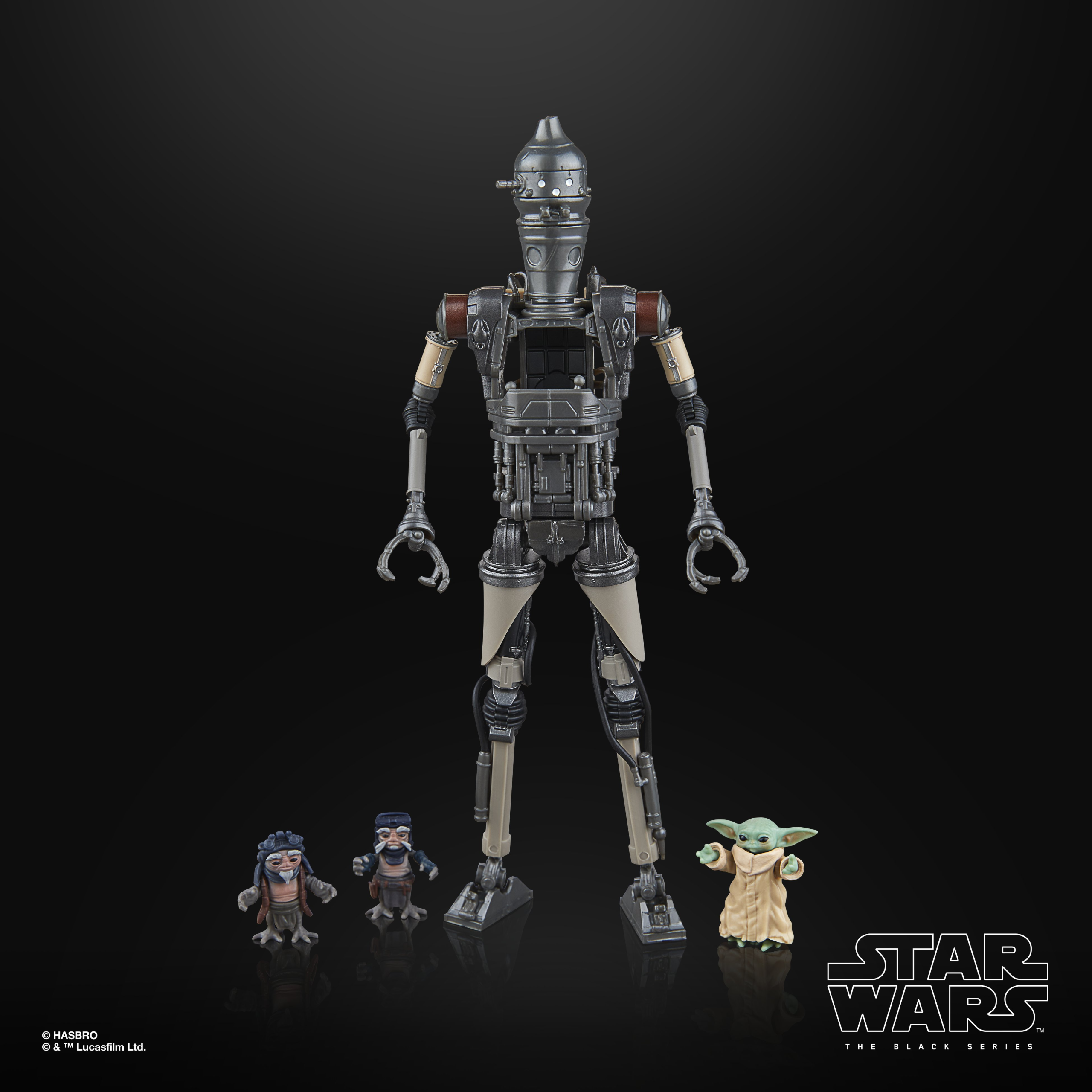 Hasbro Pulse STAR WARS The Black Series Deluxe IG-12 & Grogu