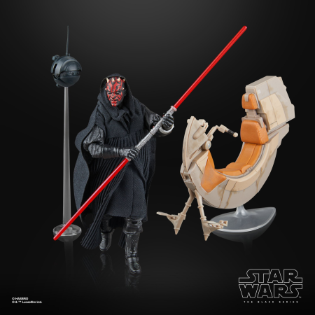 Hasbro Pulse STAR WARS The Black Series Darth Maul & Sith Speeder