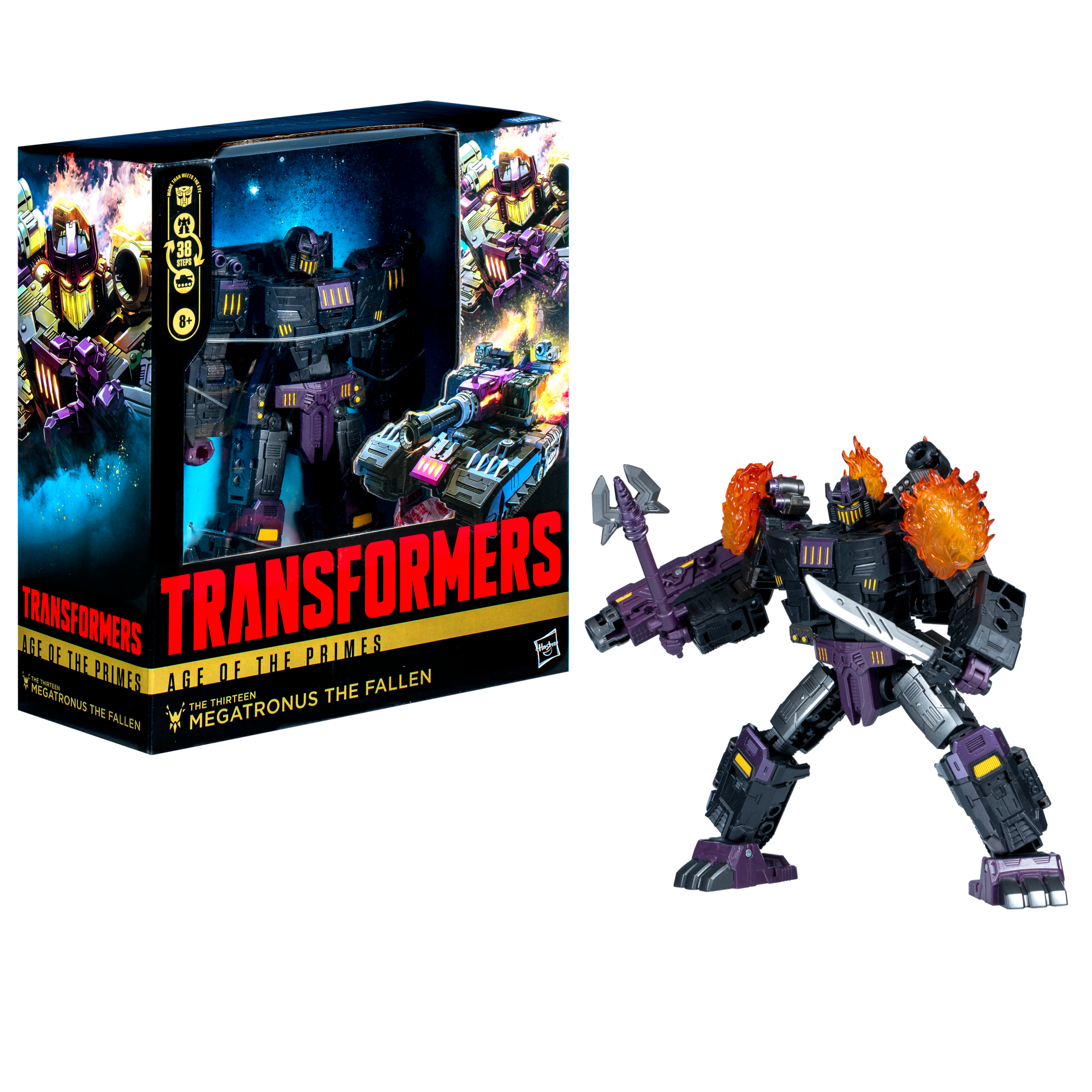 Hasbro Pulse Transformers Age of the Primes Leader Class The Thirteen Megatronus the Fallen