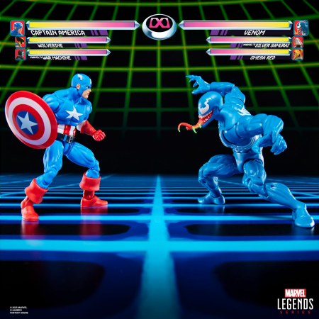 Hasbro Pulse Marvel Legends Series Gamerverse Captain America vs Venom