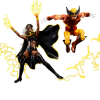 Hasbro Pulse Marvel Legends Series Wolverine and Storm