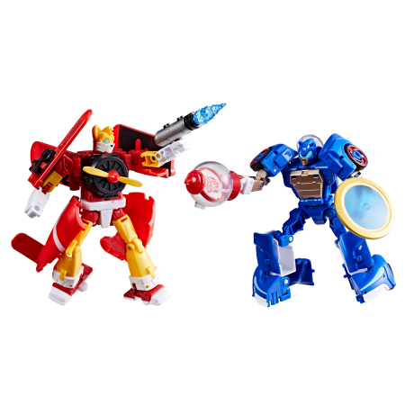 Hasbro Pulse Transformers Collaborative Sonic the Hedgehog x Transformers Wingtail and Blue Booster Action Figures