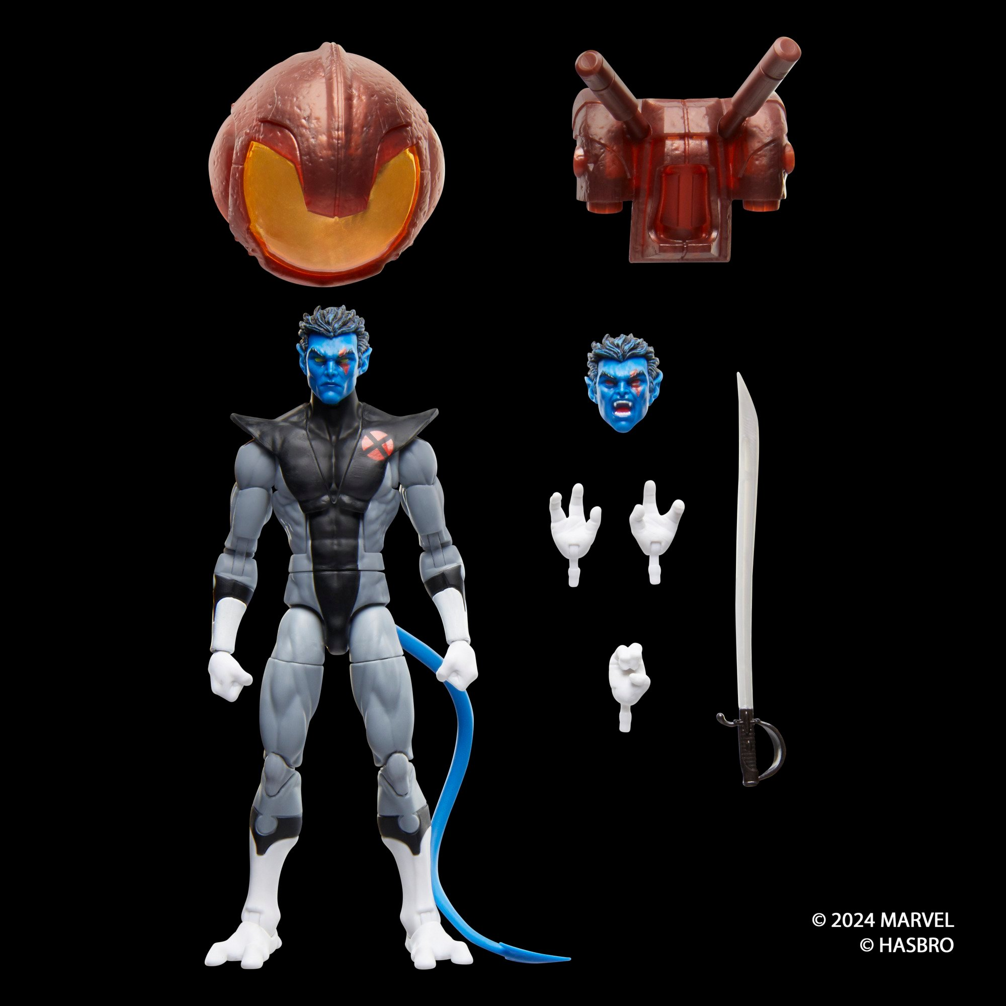 Hasbro Pulse Marvel Legends Series Nightcrawler (Build-A-Figure)