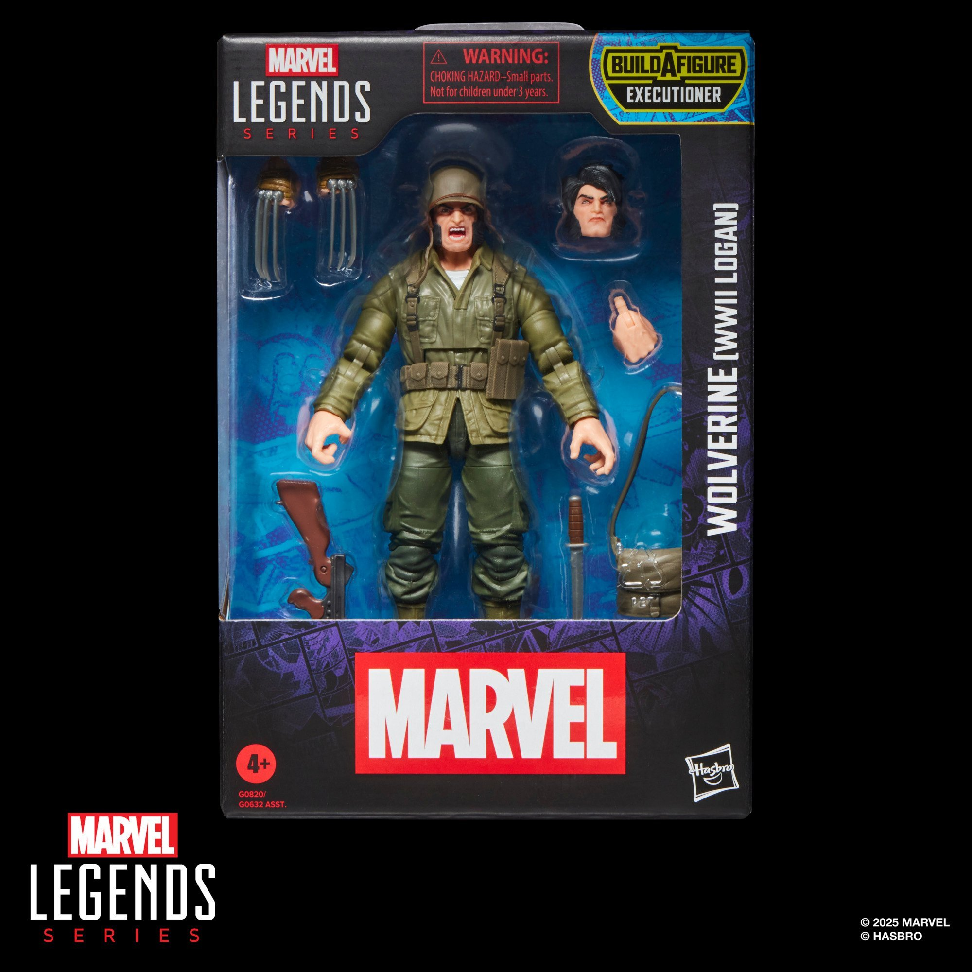 Hasbro Pulse Marvel Legends Series Wolverine (WWII Logan)