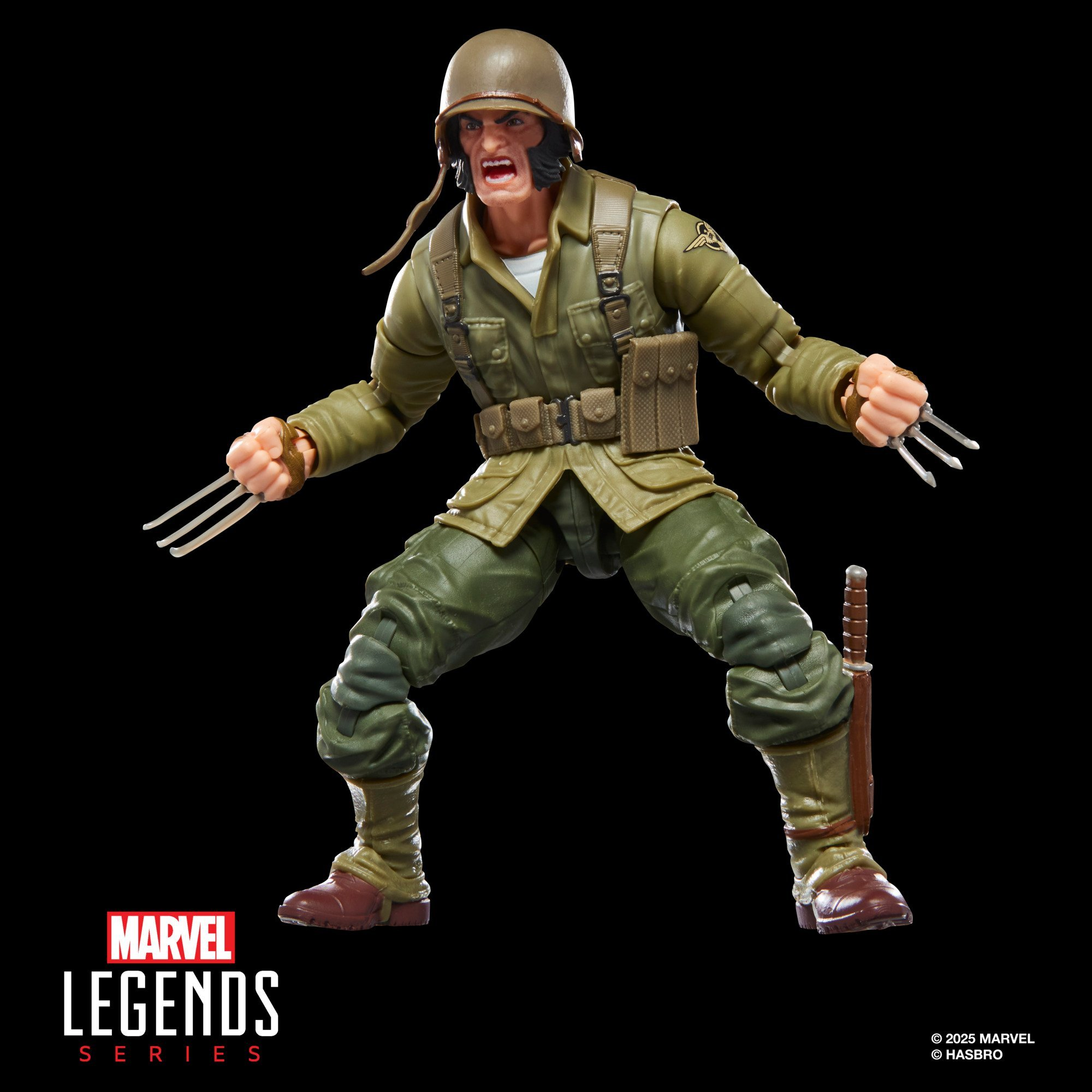 Hasbro Pulse Marvel Legends Series Wolverine (WWII Logan)
