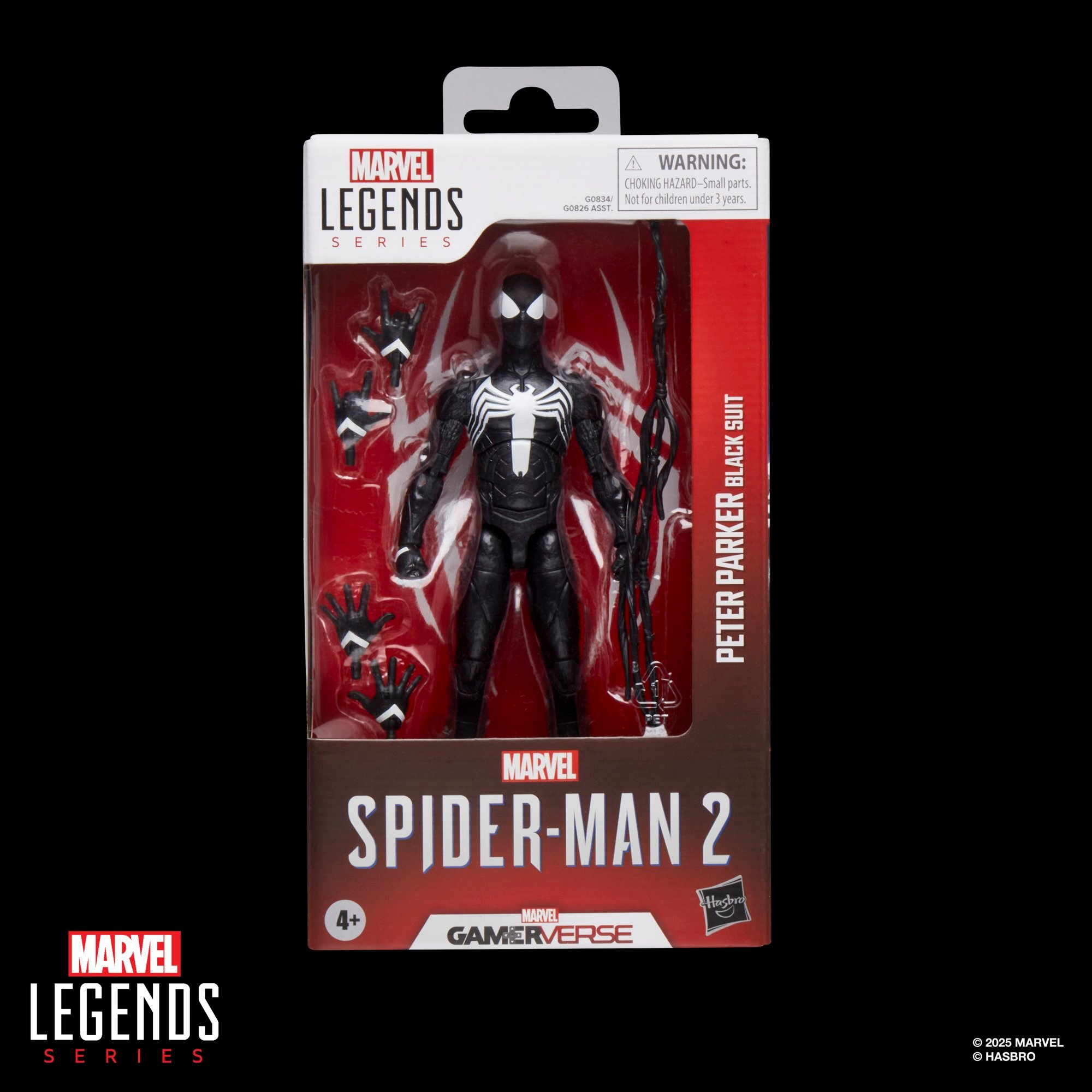 Hasbro Pulse Marvel Legends Series Gamerverse Peter Parker Black Suit