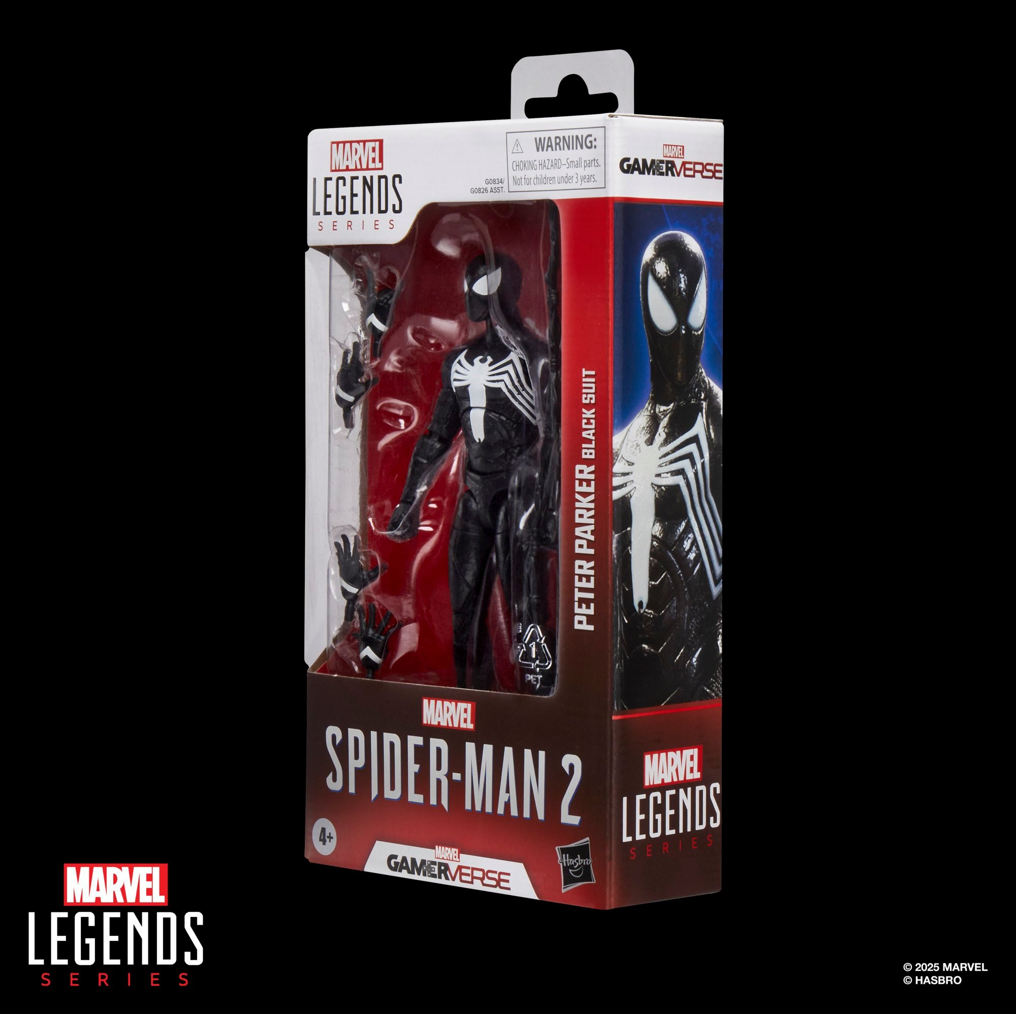 Hasbro Pulse Marvel Legends Series Gamerverse Peter Parker Black Suit