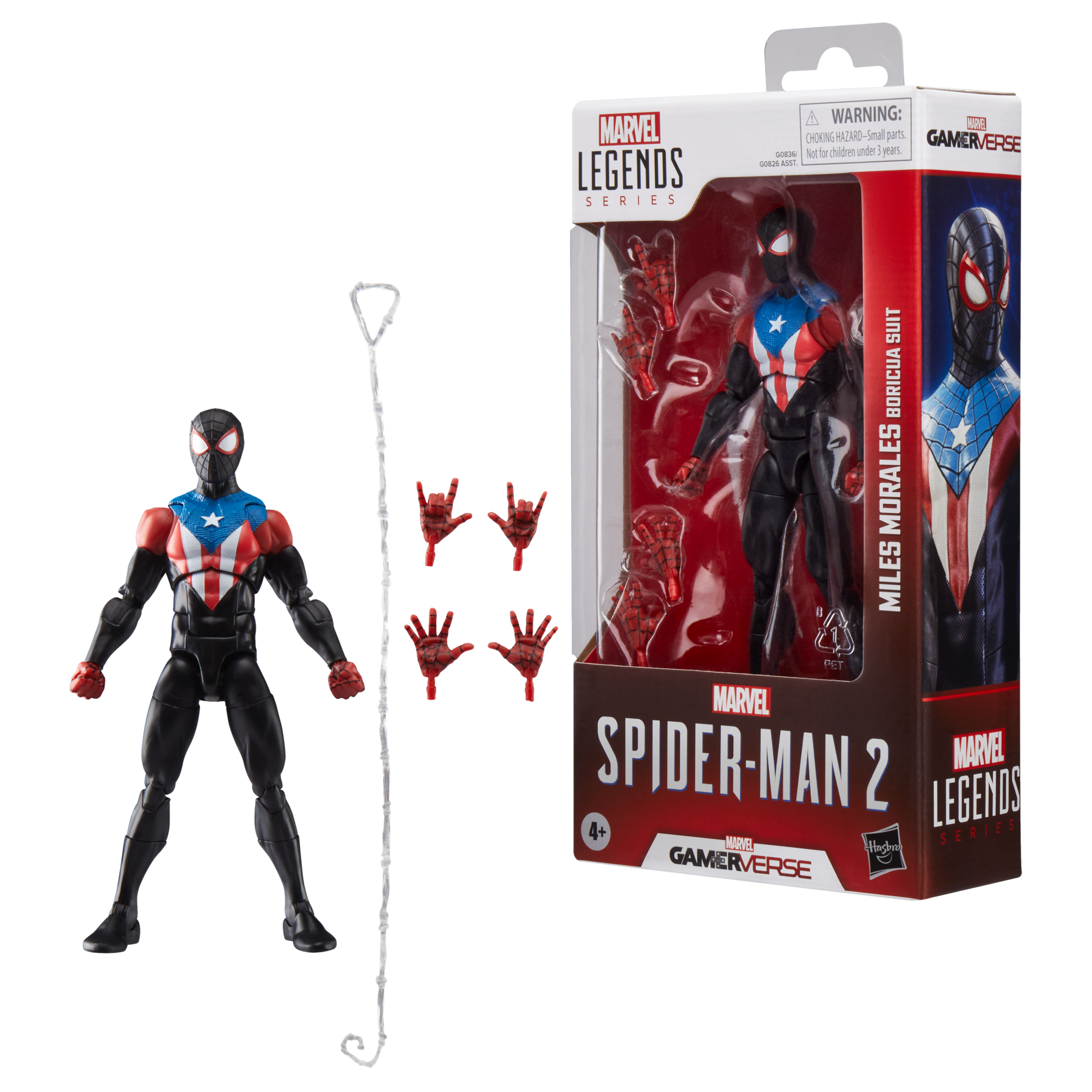 Hasbro Pulse Marvel Legends Series Gamerverse Miles Morales Boricua Suit