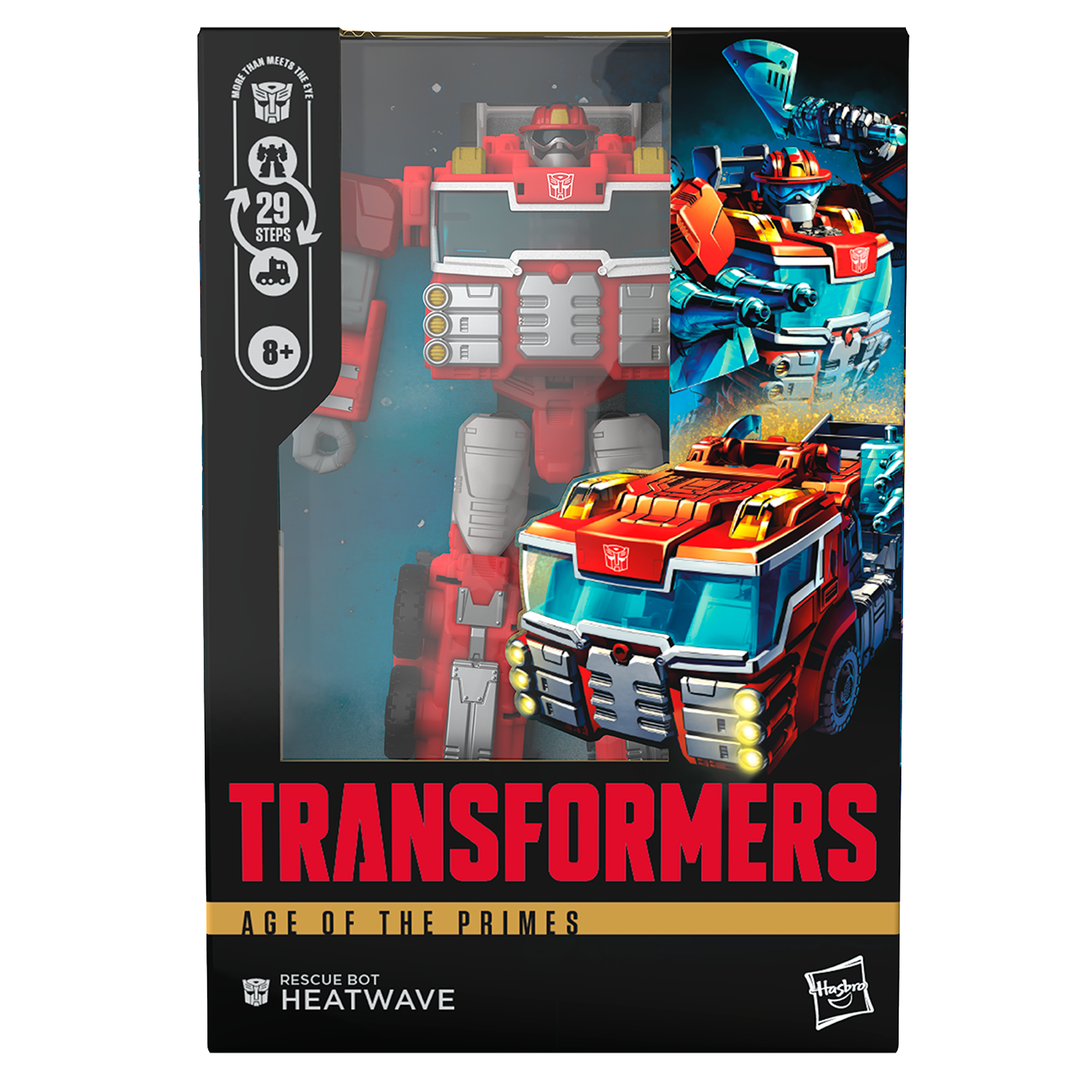 Hasbro Pulse Transformers Age of the Primes Voyager Class Rescue Bot Heatwave