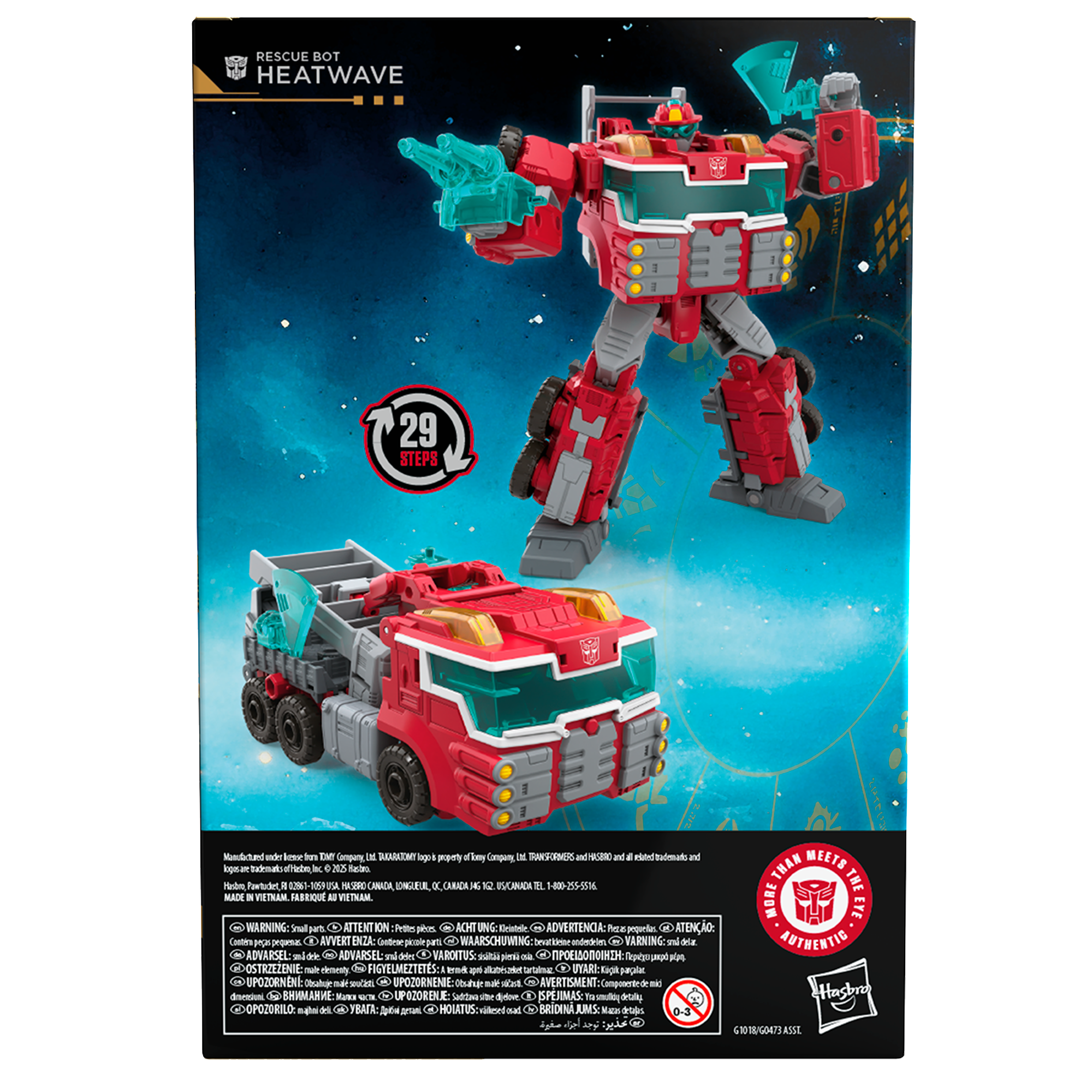 Hasbro Pulse Transformers Age of the Primes Voyager Class Rescue Bot Heatwave