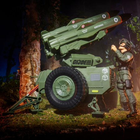 Hasbro Pulse G.I. Joe Classified Series #182, Clayton ??Hawk?? Abernathy with M.M.S. (Mobile Missile System)