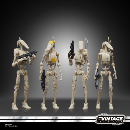 Hasbro Pulse STAR WARS The Vintage Collection Battle Droid 4-Pack