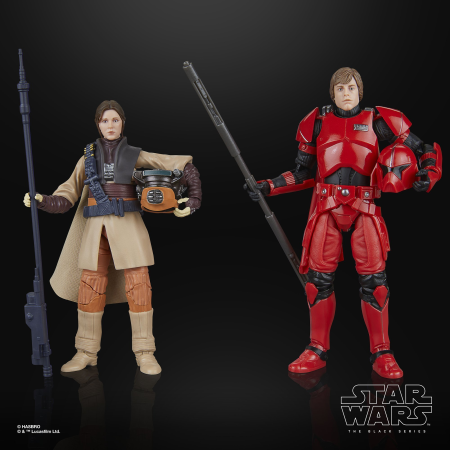 Hasbro Pulse STAR WARS The Black Series Luke Skywalker (Imperial Guard) & Princess Leia Organa (Boushh)
