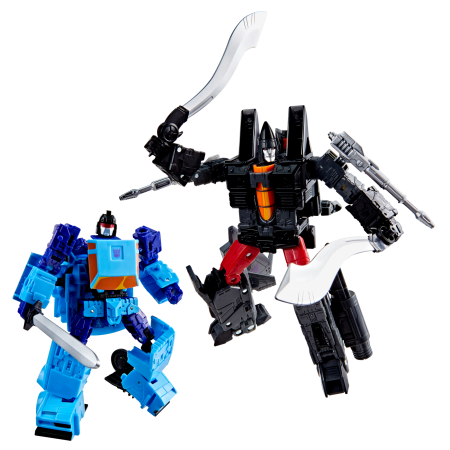 Hasbro Pulse Transformers Studio Series MTMTE Collection Deluxe Class Transformers: Devastation Ground Soldier and Elite Seeker