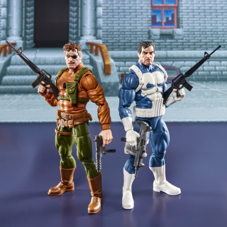 Hasbro Pulse Marvel Legends Series Gamerverse Punisher and Nick Fury