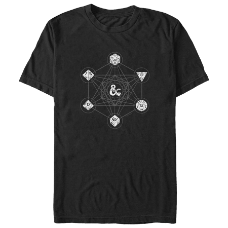Hasbro Pulse Dungeons & Dragons 6 DIE Men's T-Shirt