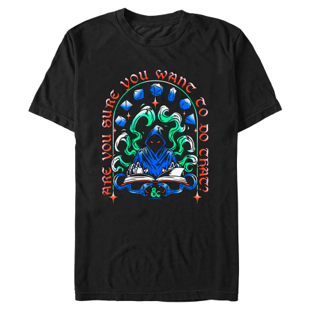 Hasbro Pulse Dungeons & Dragons Dungeon Master Warning Men's T-Shirt