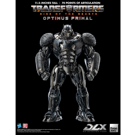 Hasbro Pulse Transformers: Rise of the Beasts - DLX Optimus Primal By Threezero