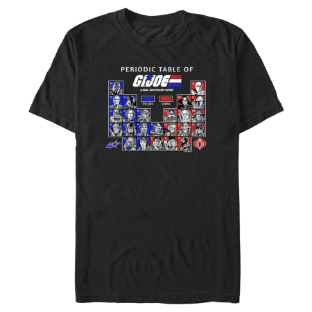 Hasbro Pulse G.I. Joe Simplified Periodic Joes Men's T-Shirt